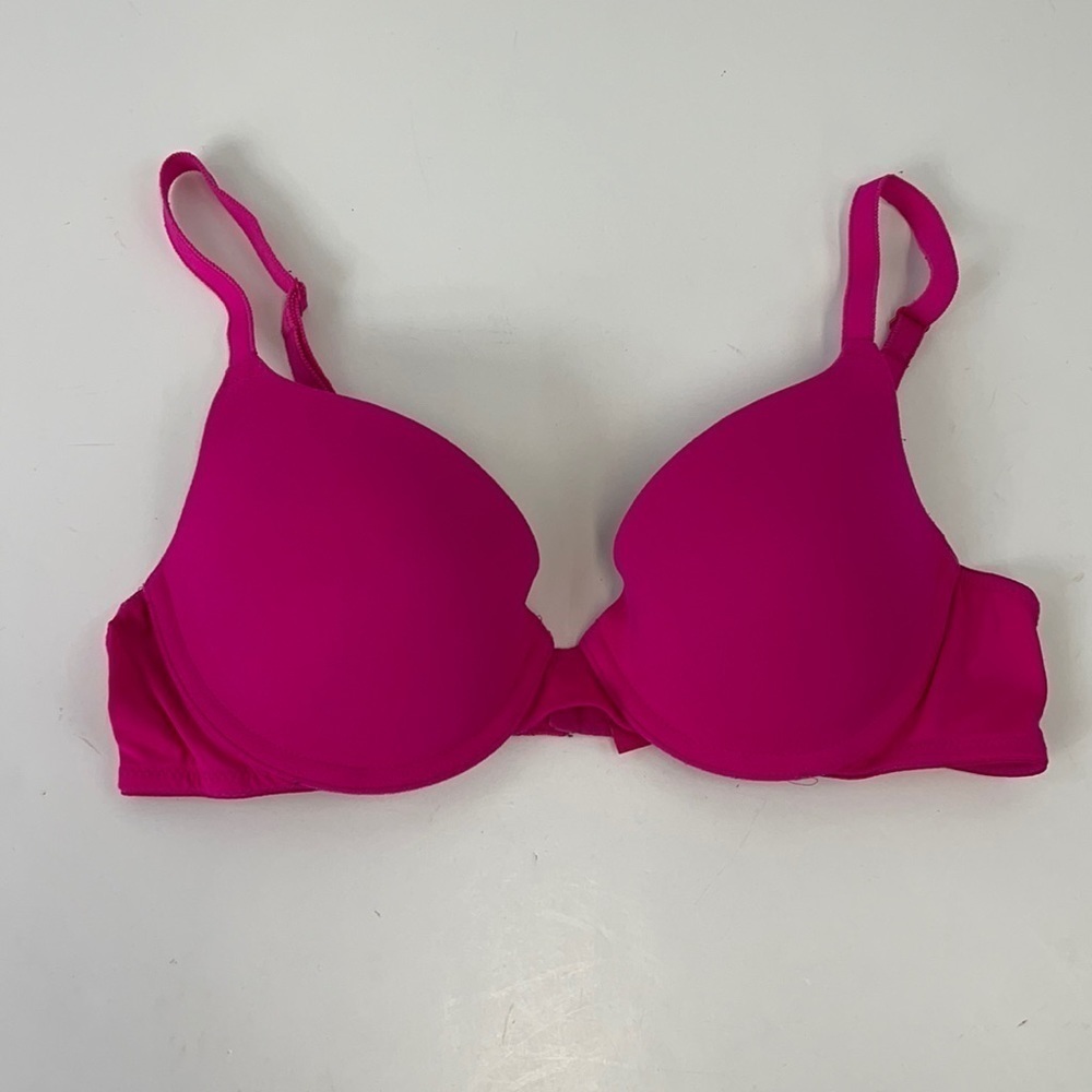 PINK Victoria secrets push-up bra size 34B pink - Picture 1 of 7